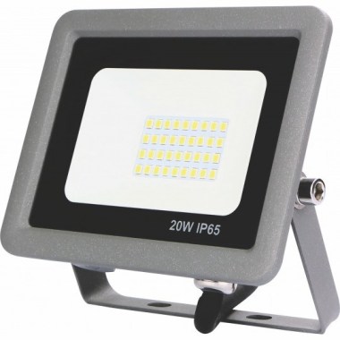 Projetor-LED-Slim-Cinza-20W 